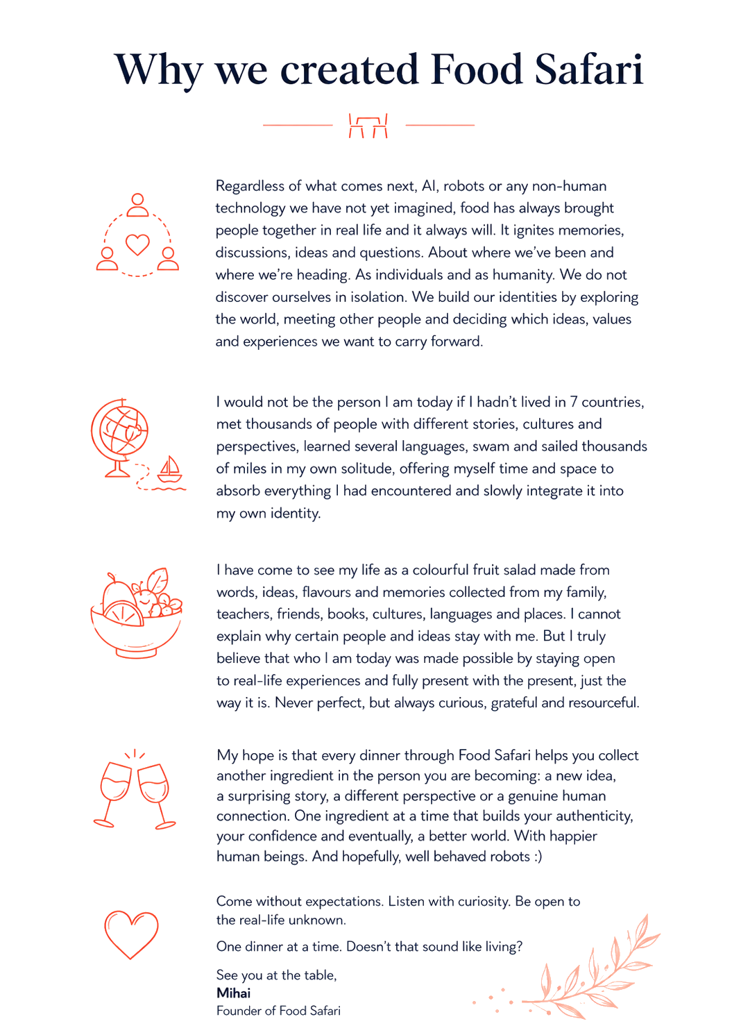 Why we created Food Safari